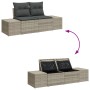 Juego de Sofá de Jardín Conjunto de 6 Gris Claro, Gris Oscuro de , Sofás de exterior - Ref: Foro24-3357905, Precio: 483,59 €,...
