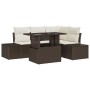 Conjunto de Sofás de Jardín Set de 5 Marrón Rattan de , Sofás de exterior - Ref: Foro24-3357911, Precio: 445,20 €, Descuento:...