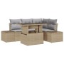 Conjunto de Sofá de Jardín Conjunto de 5 Beige, Gris de , Sofás de exterior - Ref: Foro24-3357913, Precio: 451,73 €, Descuent...