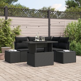 Set de Sofás de Jardín 5 Piezas Gris Oscuro de , Sofás de exterior - Ref: Foro24-3357916, Precio: 439,94 €, Descuento: %