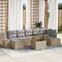Conjunto de Sofá de Jardín Set de 8 Beige, Gris de , Sofás de exterior - Ref: Foro24-3357963, Precio: 603,72 €, Descuento: %