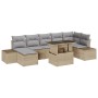 Conjunto de Sofá de Jardín Set de 8 Beige, Gris de , Sofás de exterior - Ref: Foro24-3357963, Precio: 603,72 €, Descuento: %