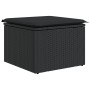 Juego de Sofá de Jardín Set de 8 Negro Ratan Poly, Vidrio de , Sofás de exterior - Ref: Foro24-3357966, Precio: 587,64 €, Des...