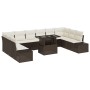 Conjunto de Sofá de Jardín Set de 11 Beige y Marrón Oscuro de , Sofás de exterior - Ref: Foro24-3357991, Precio: 817,26 €, De...