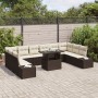 Conjunto de Sofá de Jardín Set de 11 Beige y Marrón Oscuro de , Sofás de exterior - Ref: Foro24-3357991, Precio: 817,26 €, De...