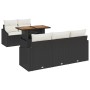 Juego de Sofá de Jardín Conjunto de 6 Negro de , Sofás de exterior - Ref: Foro24-3358511, Precio: 499,37 €, Descuento: %