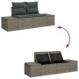 Conjunto de Sofá de Jardín de 9 Piezas con Cojines Gris Poliratán de , Sofás de exterior - Ref: Foro24-3358680, Precio: 648,0...