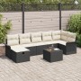 Juego de Sofá de Jardín de 8 Piezas con Cojines Negro Poliratán de , Sofás de exterior - Ref: Foro24-3358906, Precio: 464,95 ...