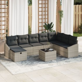 Comprar Conjunto de Sofá de Jardín de 9 Piezas