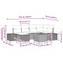 Conjunto de Sofá de Jardín de 7 Piezas con Cojines Gris Poliratán de , Sofás de exterior - Ref: Foro24-3359594, Precio: 443,7...