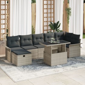 Comprar Juego de sofá de jardín de 8 piezas con