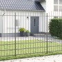 Valla de jardín  con arco gris de 10,2x2 m de acero | Foro24.es | Tu tienda online para hogar, jardín y más Foro24.es