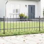 Cerca de Jardín con Parte Superior en Arco Gris 11,9x0,75 m de Acero | Foro24.es | Tu tienda online para hogar, jardín y más Foro24.es