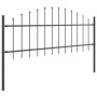 Cerca de Jardín con Parte Superior en Arco Gris 11,9x0,75 m de Acero | Foro24.es | Tu tienda online para hogar, jardín y más Foro24.es