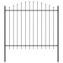 Valla de Jardín con Parte Superior de Arco Gris 11,9x1,5 m de Acero | Foro24.es | Tu tienda online para hogar, jardín y más Foro24.es