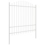 Cerca de Jardín con Parte Superior Arqueada Blanca 3,4x1,75 m de Acero | Foro24.es | Tu tienda online para hogar, jardín y más Foro24.es