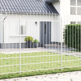 Comprar valla de jardín blanca con parte de