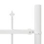 VidaXL Cerca de Jardín con Parte Superior en Arco Blanca 13,6x1,75 m de Acero | Foro24.es | Tu tienda online para hogar, jardín y más Foro24.es