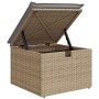 Juego de sofá de jardín de 5 piezas con cojines beige de poliratán de , Sofás de exterior - Ref: Foro24-3360591, Precio: 350,...