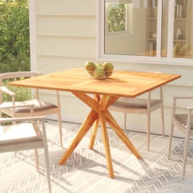 Mesa de jardín madera maciza de acacia 110x110x75 cm de vidaXL, Mesas de jardín - Ref: Foro24-316257, Precio: 192,70 €, Descu...