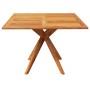 Mesa de jardín madera maciza de acacia 110x110x75 cm de vidaXL, Mesas de jardín - Ref: Foro24-316257, Precio: 192,70 €, Descu...