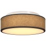 Luces de Techo Empotradas Negras Ø 38 cm Tela E27 de , Lámparas - Ref: Foro24-42001206, Precio: 39,72 €, Descuento: %