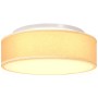 Luces de Techo Montaje Plano Blanca Ø 38 cm Tela E27 de , Lámparas - Ref: Foro24-42001207, Precio: 45,45 €, Descuento: %