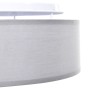 Luces de Techo Empotradas Gris Ø 38 cm Tela E27 de , Lámparas - Ref: Foro24-42001208, Precio: 39,72 €, Descuento: %