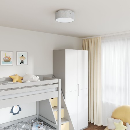 Lámparas de Techo  con Pantalla Estrellada Gris Ø 30 cm Tela E27 | Foro24.es | Tu tienda online para hogar, jardín y más Foro24.es