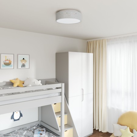 Luces de Techo con Pantalla Estrellada Gris Ø 38 cm Tela E27 de , Lámparas - Ref: Foro24-42001216, Precio: 43,73 €, Descuento: %
