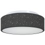 Luzes de Techo  con Pantalla Estrellada Negra Ø 38 cm Tela E27 | Foro24.es | Tu tienda online para hogar, jardín y más Foro24.es