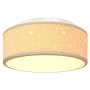 Luces de Techo con Pantalla Estrellada Taupe Ø 30 cm Tela E27 de , Lámparas - Ref: Foro24-42001213, Precio: 34,27 €, Descuent...