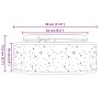Luces de Techo con Pantalla Estrellada Taupe Ø 30 cm Tela E27 de , Lámparas - Ref: Foro24-42001213, Precio: 34,27 €, Descuent...