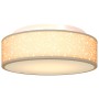 Luces de Techo con Pantalla Estrellada Taupe Ø 38 cm Tela E27 de , Lámparas - Ref: Foro24-42001217, Precio: 42,17 €, Descuent...