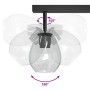 Luces de Techo  con Pantalla de Vidrio Ajustable en Antracita, E27 | Foro24.es | Tu tienda online para hogar, jardín y más Foro24.es
