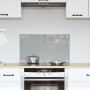 Luz de Salpicadero de Cocina Gris Claro 70x40x0,6 cm Vidrio Templado de , Herramientas y utensilios de cocina - Ref: Foro24-4...
