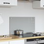 Luz de Salpicadero de Cocina Gris Claro 70x40x0,6 cm Vidrio Templado de , Herramientas y utensilios de cocina - Ref: Foro24-4...