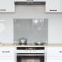 Luz de Salpicadero de Cocina Gris Claro 70x50x0,6 cm Vidrio Templado de , Herramientas y utensilios de cocina - Ref: Foro24-4...