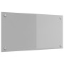 Luz de Salpicadero de Cocina Gris Claro 80x40x0,6 cm Vidrio Templado de , Herramientas y utensilios de cocina - Ref: Foro24-4...
