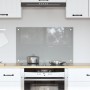 Panel de Cocina Gris Claro 80x50x0,6 cm de Vidrio Templado de , Herramientas y utensilios de cocina - Ref: Foro24-42001230, P...