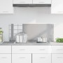 Luz de Salpicadero de Cocina Gris Claro 100x40x0,6 cm de Vidrio Templado de , Herramientas y utensilios de cocina - Ref: Foro...
