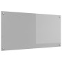 Fondo de Cocina Gris Claro 100x50x0,6 cm de Vidrio Templado de , Herramientas y utensilios de cocina - Ref: Foro24-42001236, ...