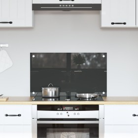Fondo de Cocina Gris Oscuro 70x40x0,6 cm Vidrio Templado de , Herramientas y utensilios de cocina - Ref: Foro24-42001238, Pre...