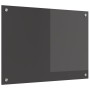Salpicadero de Cocina Gris Oscuro 70x50x0,6 cm de Vidrio Templado de , Herramientas y utensilios de cocina - Ref: Foro24-4200...