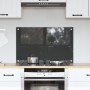 vidaxl Salpicadero de Cocina Gris Oscuro 80x50x0.6 cm de Vidrio Templado de , Herramientas y utensilios de cocina - Ref: Foro...