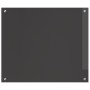 Respaldo de Cocina Gris Oscuro 70x60x0,6 cm Vidrio Templado de , Herramientas y utensilios de cocina - Ref: Foro24-42001240, ...