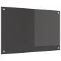 vidaxl Salpicadero de Cocina Gris Oscuro 80x50x0.6 cm de Vidrio Templado de , Herramientas y utensilios de cocina - Ref: Foro...