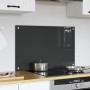 vidaxl Salpicadero de Cocina Gris Oscuro 80x50x0.6 cm de Vidrio Templado de , Herramientas y utensilios de cocina - Ref: Foro...