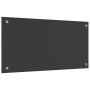 Protección de cocina Gris oscuro 80x40x0,6 cm de vidrio templado de , Herramientas y utensilios de cocina - Ref: Foro24-42001...