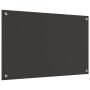 vidaxl Salpicadero de Cocina Gris Oscuro 80x50x0.6 cm de Vidrio Templado de , Herramientas y utensilios de cocina - Ref: Foro...
